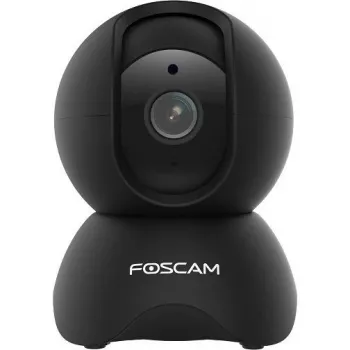 IP drošības kamera Foscam X5-WB spuldzes tipa iekštelpām 2560×1920, Wi‑Fi & Ethernet, 6x digitālais tālummaiņa