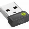 USB uztvērējs Logitech 956-000157 pelei un tastatūrai, grafīts, 12.8×14.1×7 mm, 0.97 g