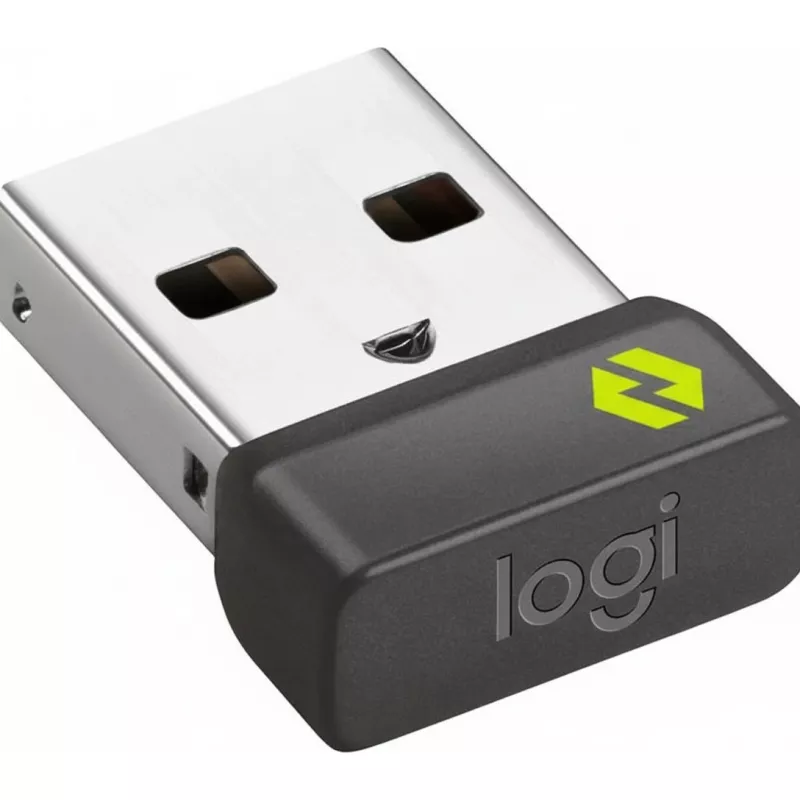 USB uztvērējs Logitech 956-000157 pelei un tastatūrai, grafīts, 12.8×14.1×7 mm, 0.97 g