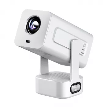 EXTRALINK SMART Projektors CINEMA&KARAOKE IMS360 1920X1080P ANDROID 13 Projektors filmām, spēlēm un mūzikai ar 2 mikrofoniem Balts 300 lūmeni LCD