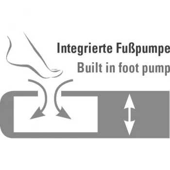 Piepūšamā gaisa matracis High Peak Double Comfort Plus 40025