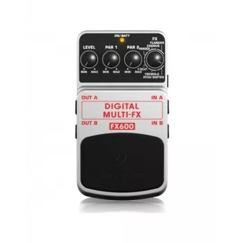 Efektu procesors Behringer FX600 70 mm platums 123 mm dziļums 54 mm augstums
