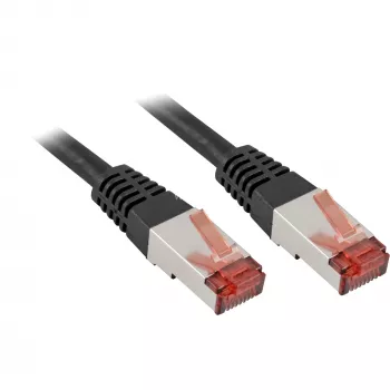 Goobay 3m CAT 6 Patch Kabelis, S/FTP (PiMF), melns