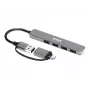 PORT CONNECT | USB-C/USB-A centrmezgls 4 porti USB-A 3.0 5Gbps