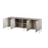 Kumode Cama Meble ISLA 2000x400x750 mm, matēts smilškrāsas, skaidu plātnes korpuss