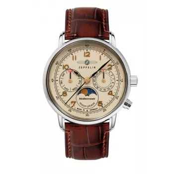 Zeppelin Mediterranee 9637-5 kvarca pulkstenis