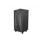 Brīvi stāvošs skapja statīvs LANBERG FF01-6624-12BL 24U 19 collas 600×600 mm, IP20, 1200 kg, melns