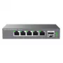 Grandstream Networks GWN7701PA tīkla slēdzis Nepārvaldīts Gigabit Ethernet (10/100/1000) Melns