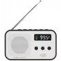 Pārnēsājams digitālais radio Adler AD 1907 — AM/FM, digitālais skaņotājs, modinātājs, USB-C, 600 mAh akumulators, LCD, 20 iegaumētas stacijas, teleskopiskā antena