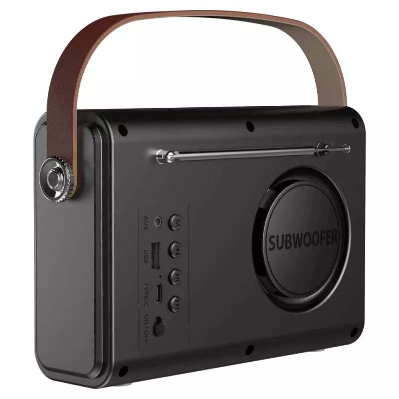 Pārnēsājamais radio Savio RS-01 Analog Melns