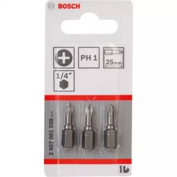 Bosch 2 607 001 508 skrūvgriežu uzgalis 3 gab.
