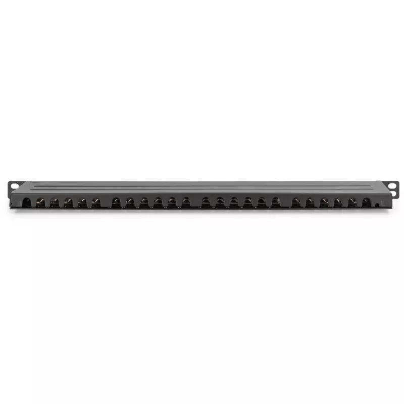Patch Panel Digitus CAT 6 Class E Augsta Blīvuma Ekranēts Melns