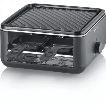 Severin RG 2360 raclette grils 4 personām 800 W Melns