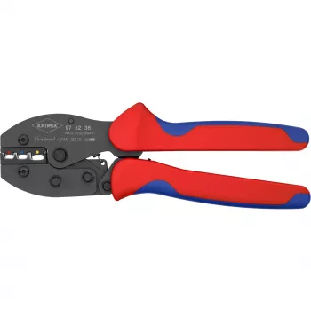 Knipex PreciForce 975236 SB gofrēšanas knaibles ar izolētiem rokturiem (melni, zili, sarkani)