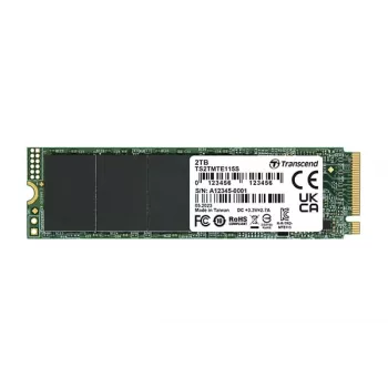 Transcend 1TB M.2 PCIe Gen3 x4 NVMe cietais disks TS1TMTE115S