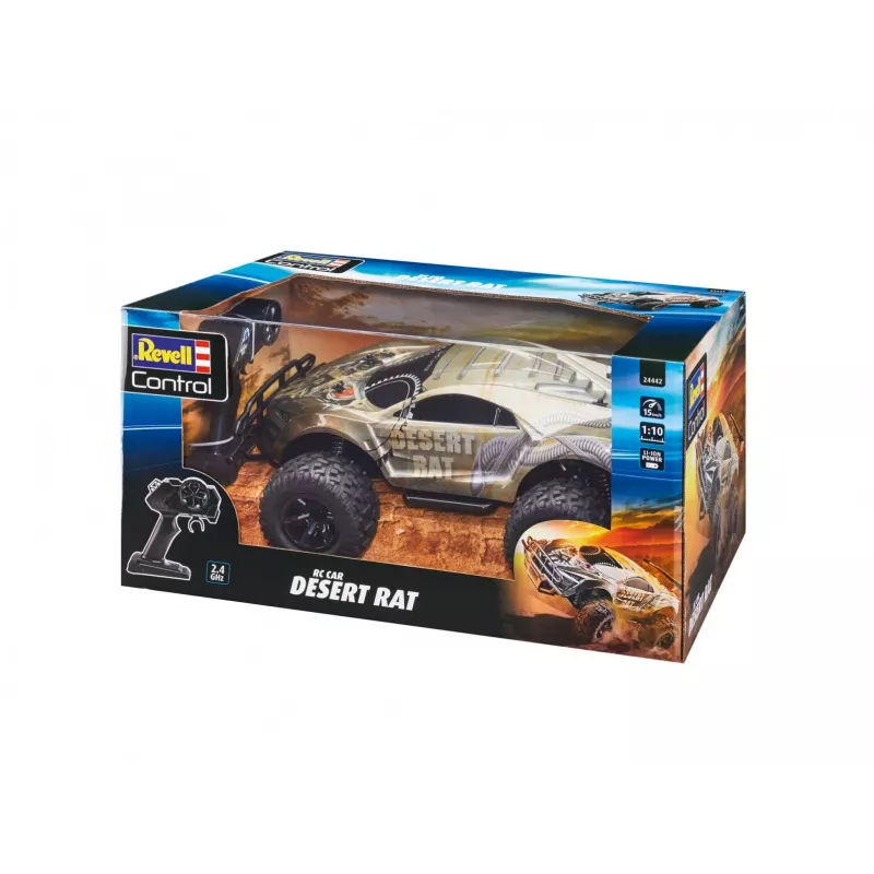 REVELL Desert Rat 24442 — 1:10 elektriskais buggy ar tālvadību, pelēks/melns
