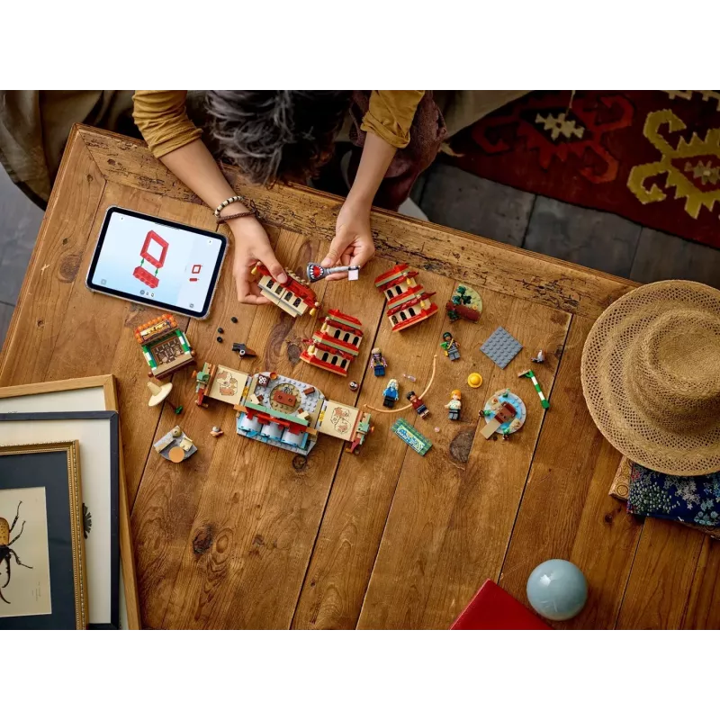 LEGO komplekts One Piece Arlong Parks 75638 — 926 detaļas, 5 minifigūras, ieteicamais vecums 9+, detalizēta ainava