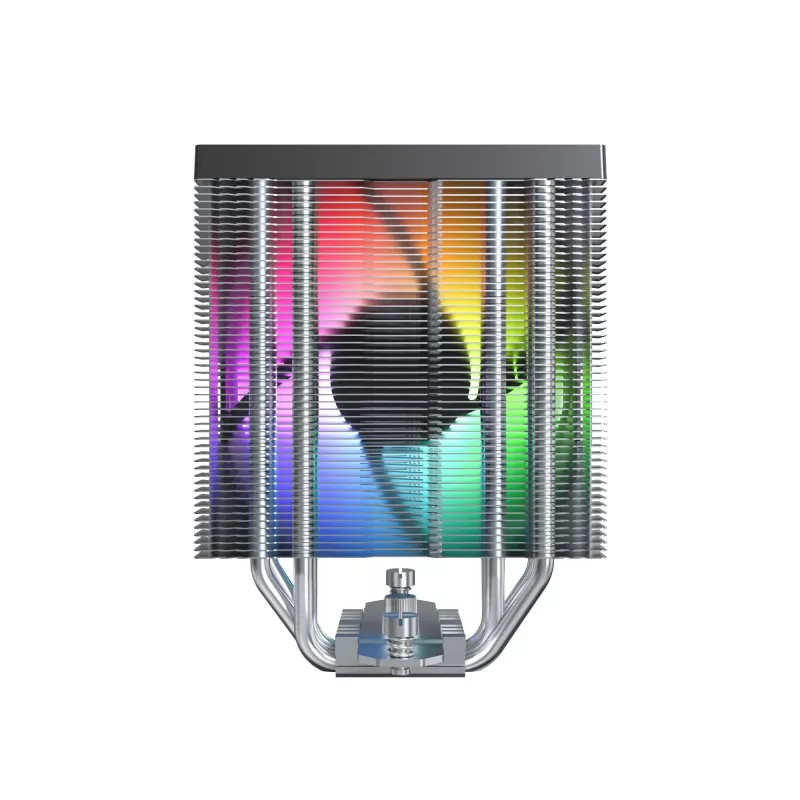 Montech NX400 Black ARGB procesora dzesētājs ar ventilatoru, vairākām ligzdām, 120 mm, melns