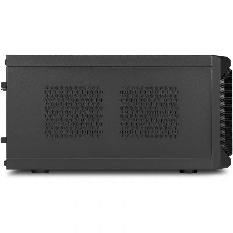Sharkoon QB One Melns - Mini-ITX korpuss ar 1x 120mm ventilatoru