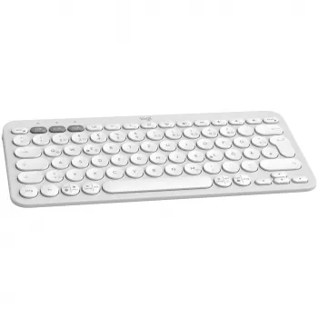 Logitech Pebble Keys 2 K380S Tonal White Bezvadu Bluetooth Klaviatūra (920-011796)