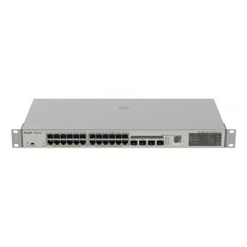 Ruijie Networks RG-NBS3100-24GT4SFP-P-V2 tīkla slēdzis, pārvaldāms L2, Gigabit Ethernet (10/100/1000), PoE, metāla korpuss