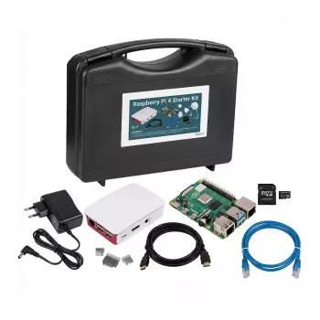 RASPBERRY Pi 3B+ 1GB pilns komplekts ar korpusu, 32GB SD karti un aksesuāriem (RPI3B+-FULL-KIT)