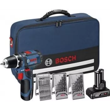 Bosch 0615990HV1 Bezatslēgas Sējmašīna Melna, Zila, Sarkana