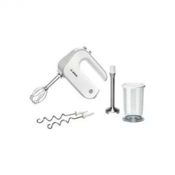Bosch MFQ4070 rokas mikseris 500 W Sudrabs, Balts