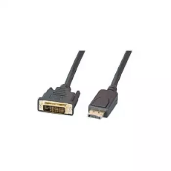 EFB-Elektronik DisplayPort/DVI 24+1 kabelis, St-St, 1m, melns