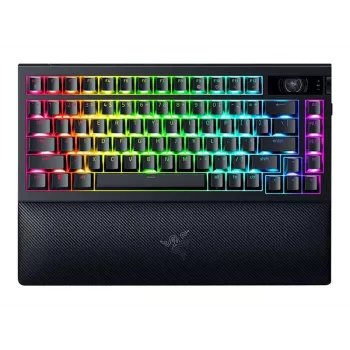 Mehāniskā spēļu tastatūra Razer BlackWidow V4 Pro 75% bezvadu, 4000 Hz polling, Orange Tactile slēdži