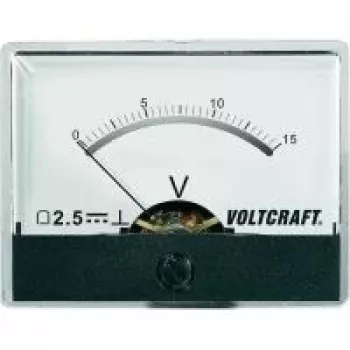 Voltcraft AM-60X46/15V/DC paneļmērinstruments 15 V līdzstrāvai, spoles mērītājs