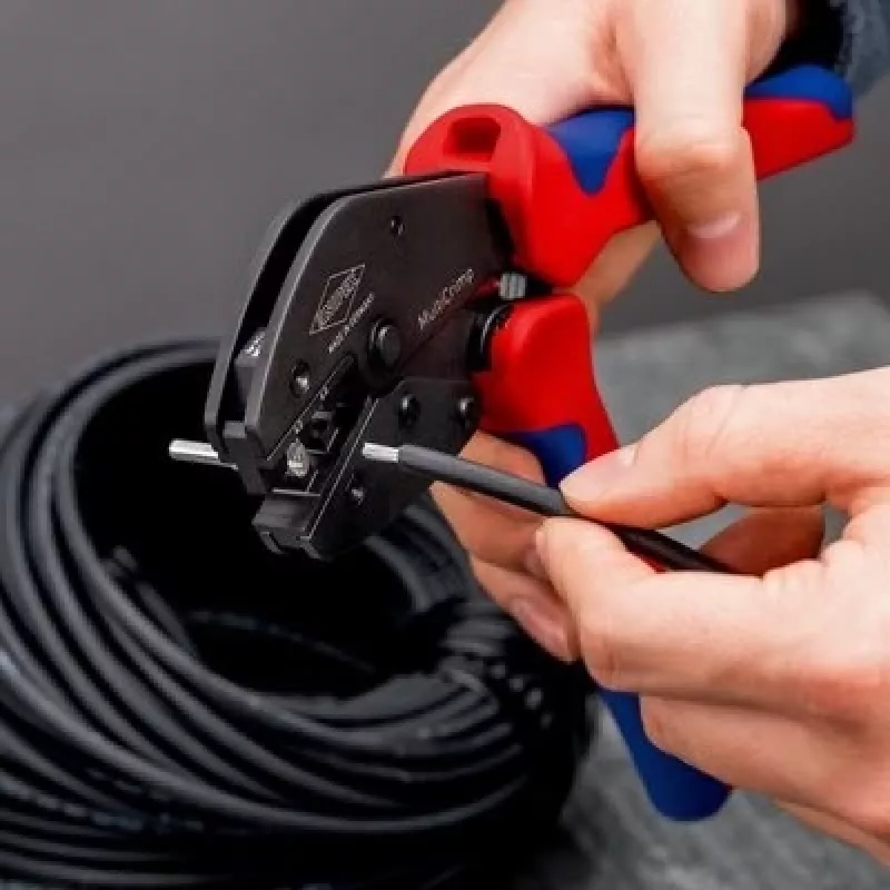 Knipex 97 33 03 MultiCrimp knaibles PV savienotājiem MC4 un MC4 EVO2