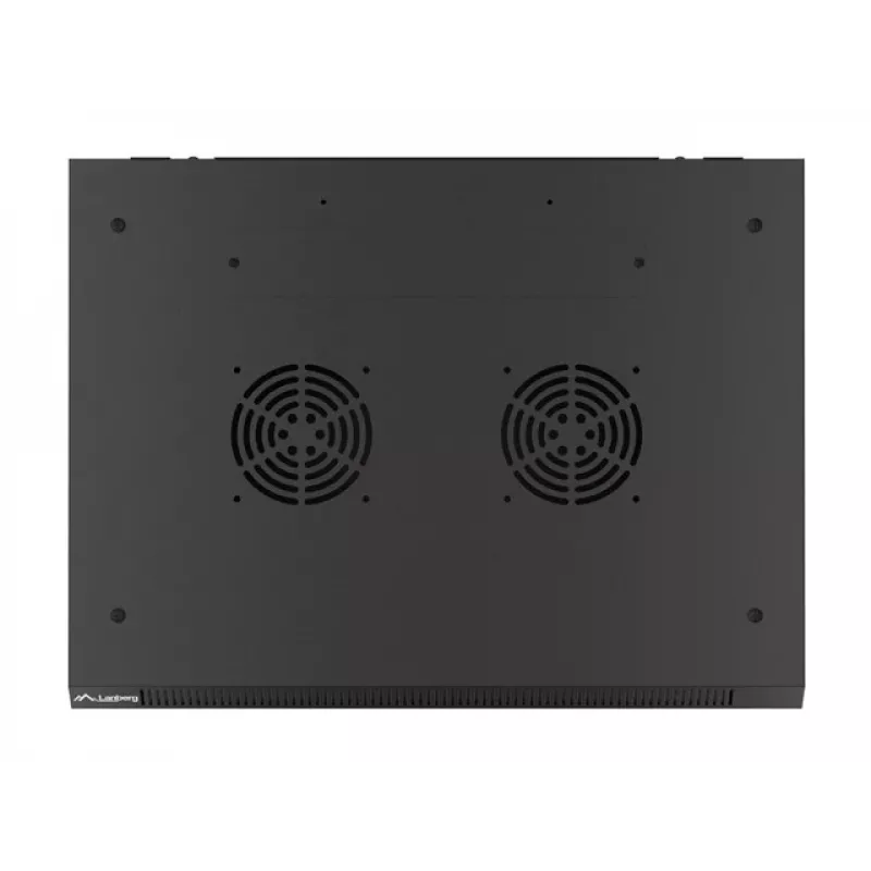 Sienas stiprinājuma statīvs LANBERG WF01-6409-23B 9U, 60 kg, IP20, 600×450×512 mm, melns