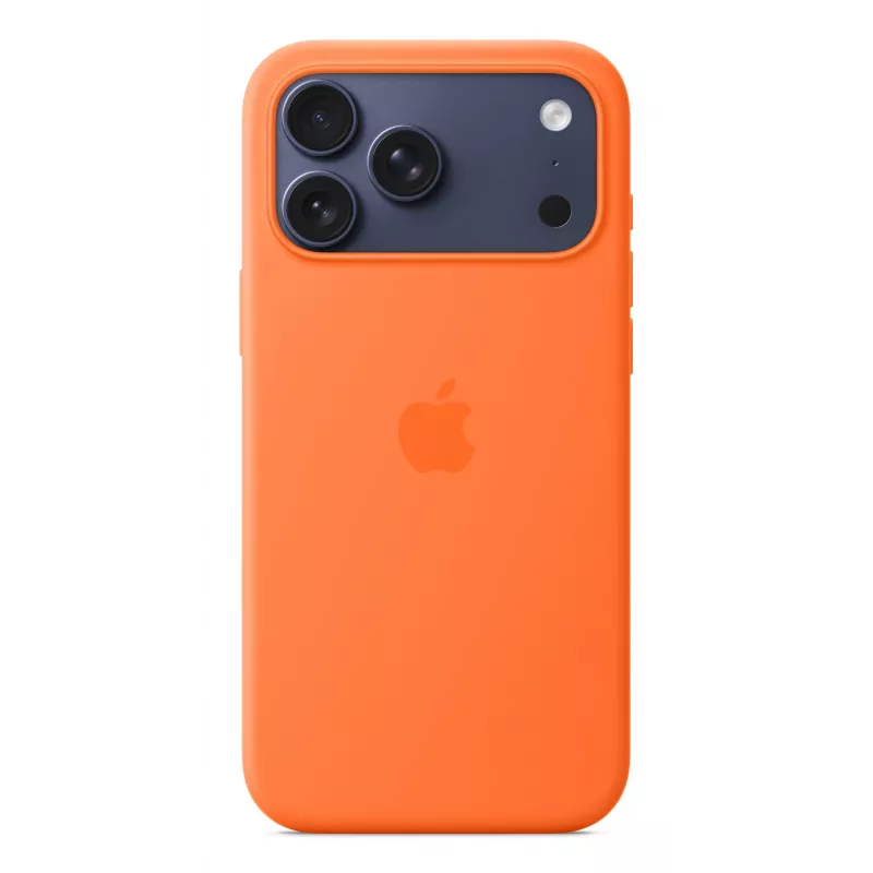 Apple iPhone 17 Pro Max Silikona Maciņš MagSafe Oranžs