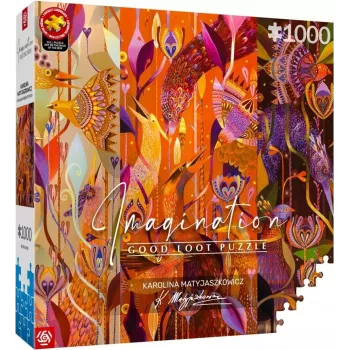 Puzle Good Loot Imagination - Karolina Matyjaszkowicz: In the Bird Thicket - Triptihs 1000 gab.