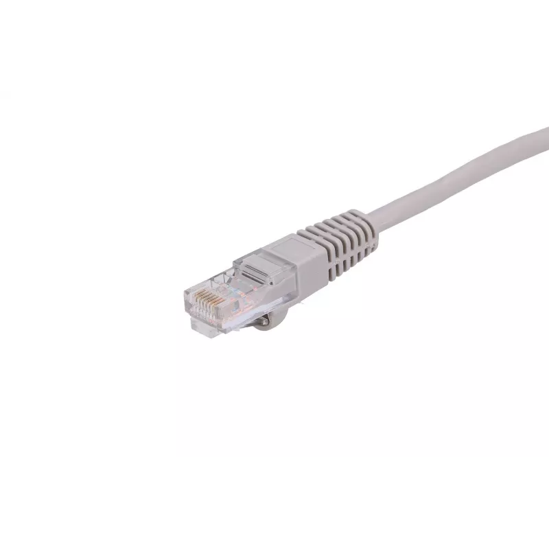 Extralink Cat5e UTP tīkla vads 1 m, RJ-45 – RJ-45, pelēks