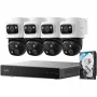 Eufy S4 Max NVR drošības ierakstītājs — 8 kanāli, 4K, 2 TB HDD (līdz 16 TB), Melns/Pelēks/Balts