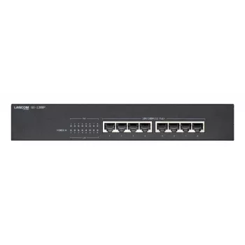 Lancom GS-1208P, Nepārvaldāms, Gigabit Ethernet (10/100/1000), Power over Ethernet (PoE), Rack-uzstādīšana, 1U
