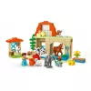 Konstruktors LEGO DUPLO Lauku sētas dzīvnieku kopšanas komplekts 10416 — 74 gabali, 2 minifigūras, vecums 2+