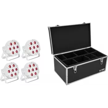 LED grīdas gaismeklis EUROLITE SLS-7 HCL White 4x – 4 baltas gaismas diodes