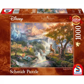 Puzle Schmidt Spiele Disney Bambi 1000 gabali, platums 693 mm, vecumam no 12 gadiem