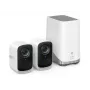 Eufy Security S300 EufyCam 3C 2-Kameras Komplekts Āra Novērošanas Kamera Bezvadu, 4K Kamera, Paplašināma Vietējā Uzglabāšana līdz 16TB, Sejas Atpazīšanas AI