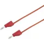 VOLTCRAFT Mērīšanas vads [4 mm spraudnis - 4 mm spraudnis] 5 m Sarkans MSB-300 (MSB-300-5-Red)