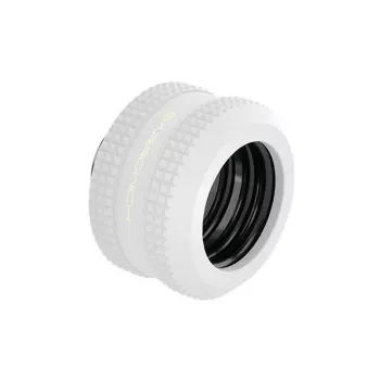 Barrow Hardtube Fitting 14mm, G1/4 coll. - balts (FBYKN-T14 V1 w)