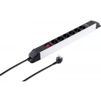 Strāvas sadalītājs ShiverPeaks S/CONN 6 kontaktligzdas ar USB portiem