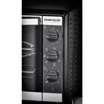Elektriskā cepeškrāsns Rommelsbacher BG 1550 Melna, 30 L, 80–230 °C, 7 režīmi, rotisserie, 120 min taimeris