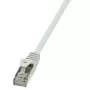 LogiLink CP1102D RJ45 tīkla kabelis, savienojuma kabelis CAT 5e SF/UTP 15.00 m pelēks 1 gab.