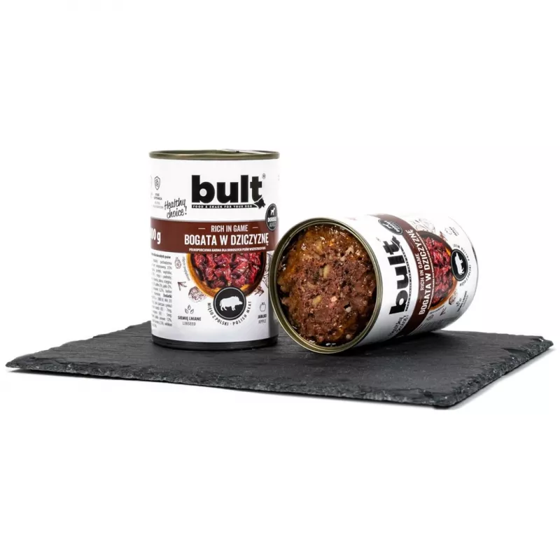 BULT Rich in game - Slapjā suņu barība - 800 g