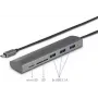 Renkforce RF-3374948 Interfeisa centrmezgls USB 2.0 Type-C 5000 Mbit/s Sudrabs