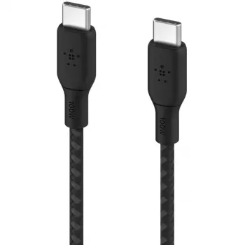 USB kabelis Belkin CAB014bt3MBK 3m USB-C melns USB 2.0